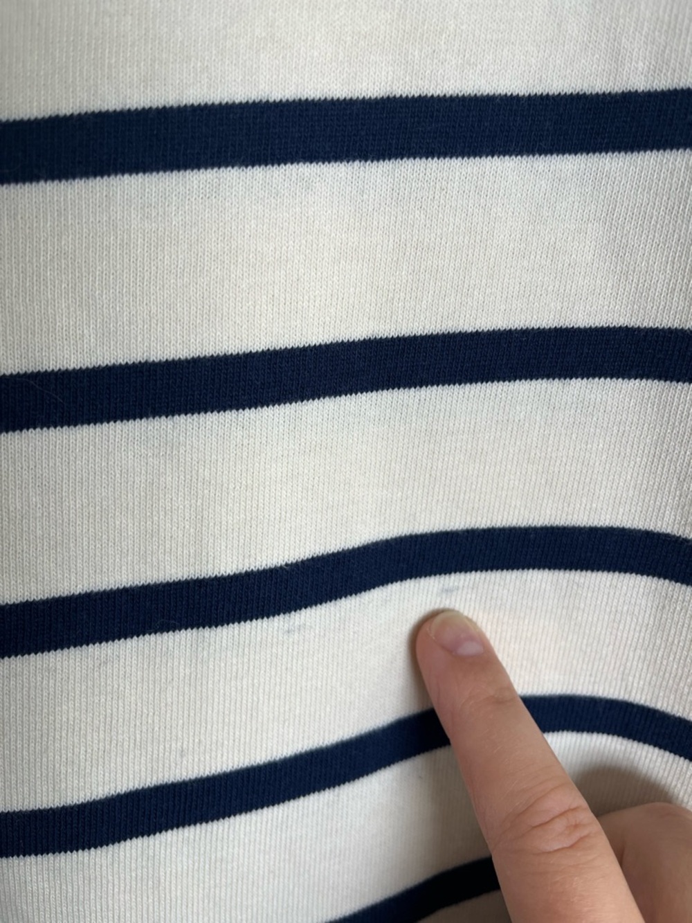 Zara Striped Cotton T-Shirt Dress with Navy Horizontal Stripes Women’s SM - Picture 8 of 8
